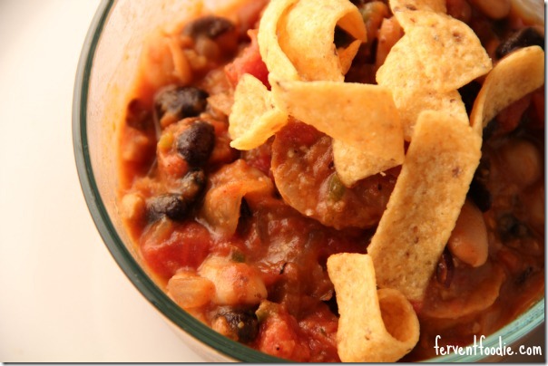 three bean chili - 1