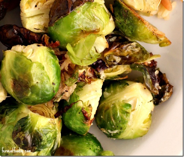 parmesan roasted brussels sprouts