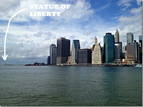 STATUE OF LIBERTY FROM BROOKLYN